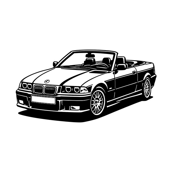 Adesivi Murali: BMW Modello M3 Cabrio