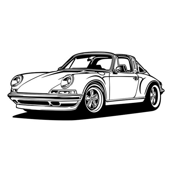 Adesivi Murali: Porsche 911 Cabrio