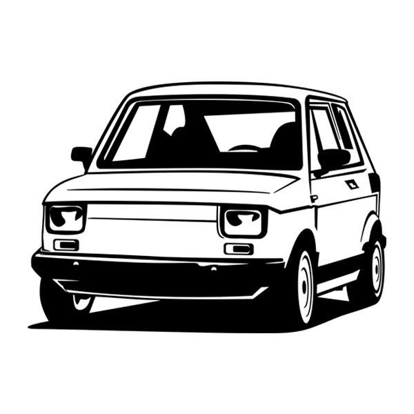 Adesivi Murali: Fiat 126