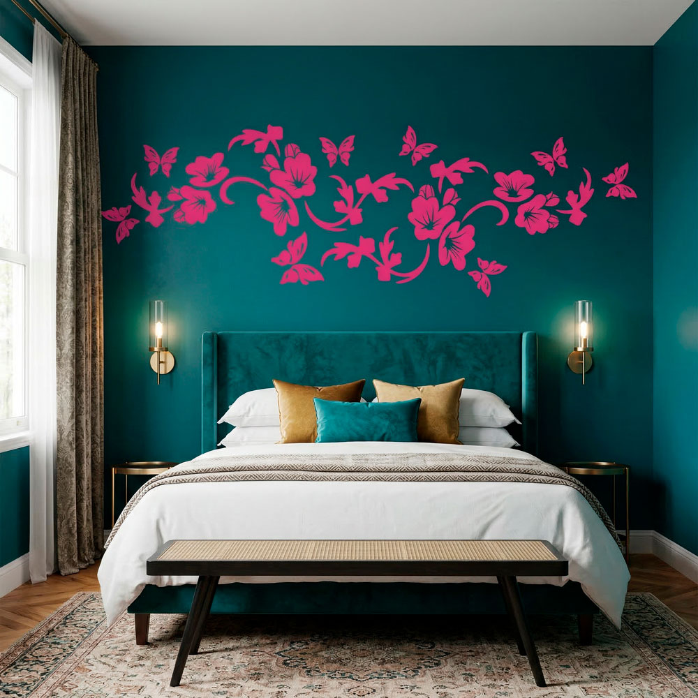 Adesivi Murali: Estia Floreale