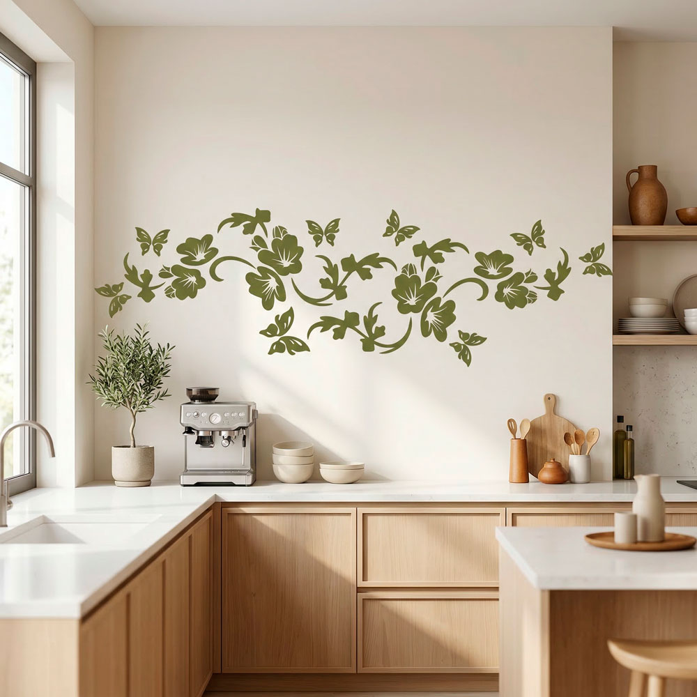 Adesivi Murali: Estia Floreale