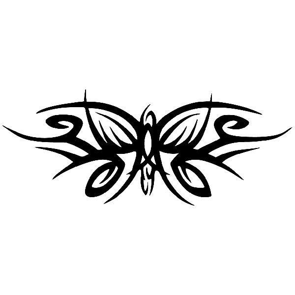 Adesivi per Auto e Moto: Farfalla tribale