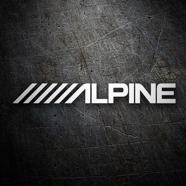 Adesivi per Auto e Moto: Alpine 0