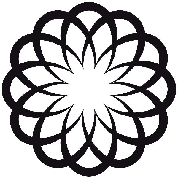 Adesivi Murali: Mandala di base