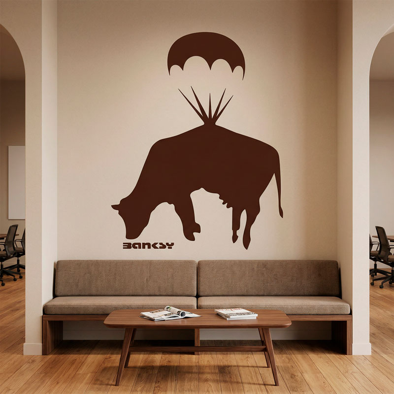 Banksy, Mucca Volante 3/8