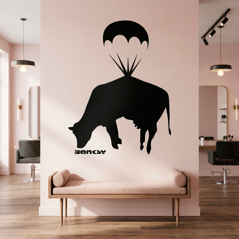 Banksy, Mucca Volante 8/8