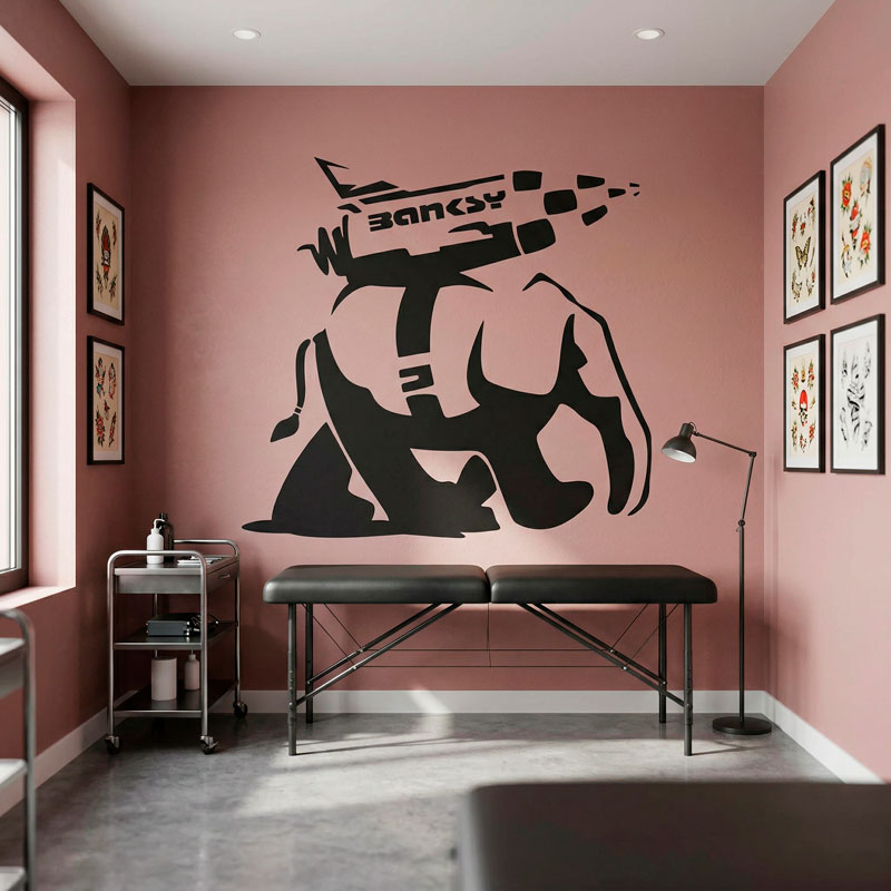 Banksy, Elefante a Razzo 3/9