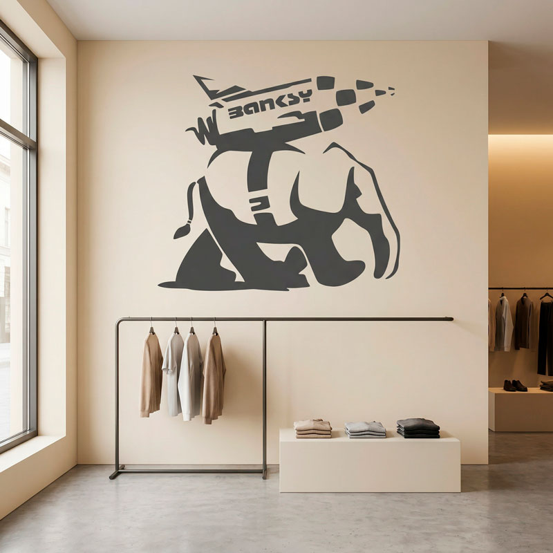 Banksy, Elefante a Razzo 4/9