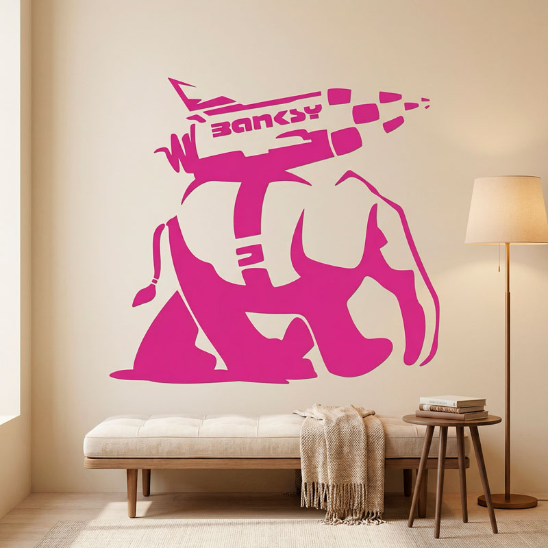 Banksy, Elefante a Razzo 7/9
