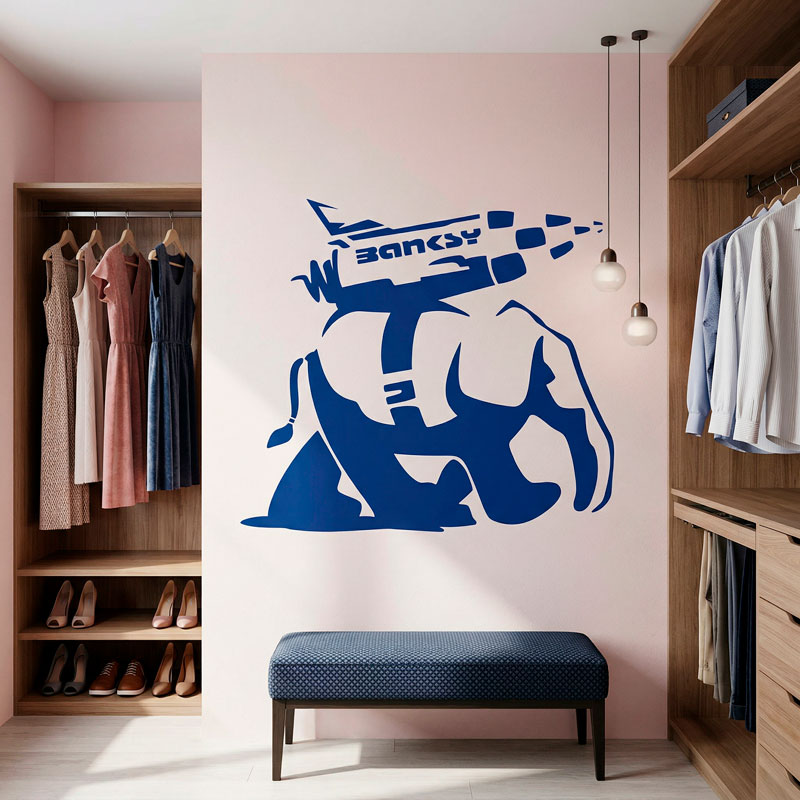 Banksy, Elefante a Razzo 9/9