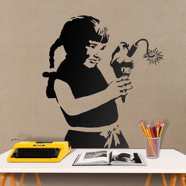 Adesivi Murali: Banksy, Pompa per Gelati