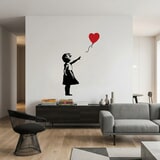 Adesivi Murali: Banksy, Ragazza con il Palloncino 12