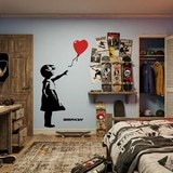 Adesivi Murali: Banksy, Ragazza con il Palloncino 14