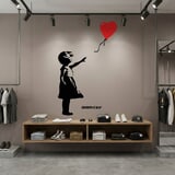 Adesivi Murali: Banksy, Ragazza con il Palloncino 15