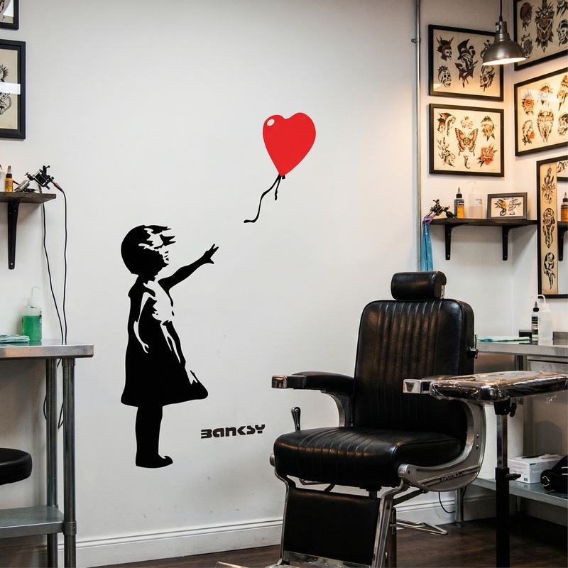 Adesivi Murali: Banksy, Ragazza con il Palloncino