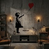 Adesivi Murali: Banksy, Ragazza con il Palloncino 8
