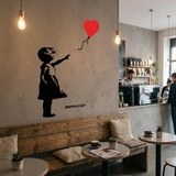 Adesivi Murali: Banksy, Ragazza con il Palloncino 9