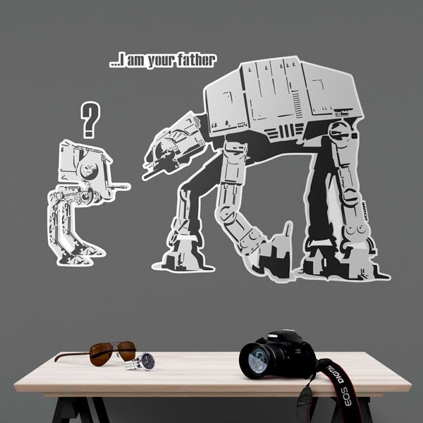 Adesivi Murali: Banksy, Star Wars