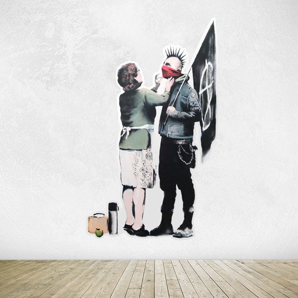 Adesivi Murali: Banksy, la Mamma del Punk