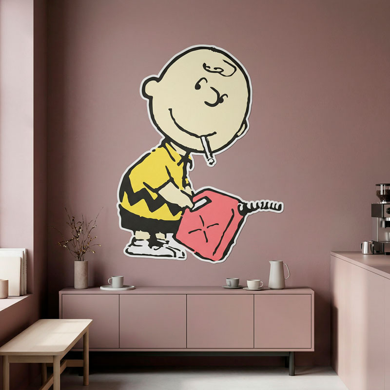 Banksy, Charlie Brown Benzina 3
