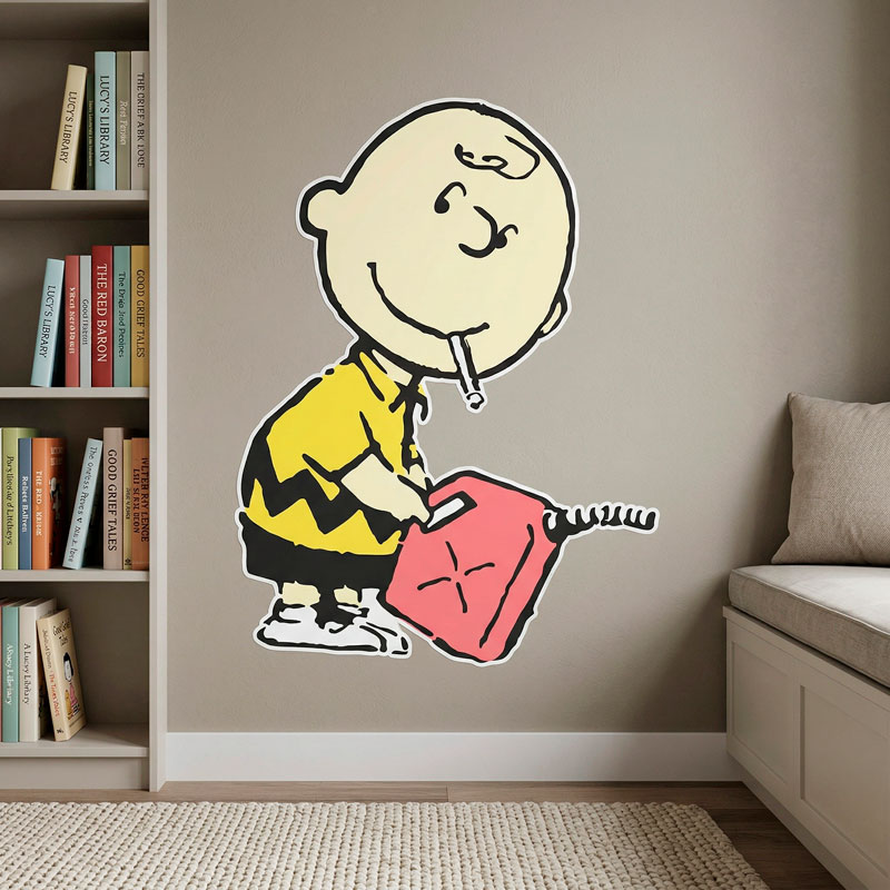 Banksy, Charlie Brown Benzina 5