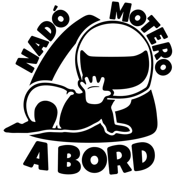 Adesivi per Auto e Moto: Bimbo a bordo biker - catalano