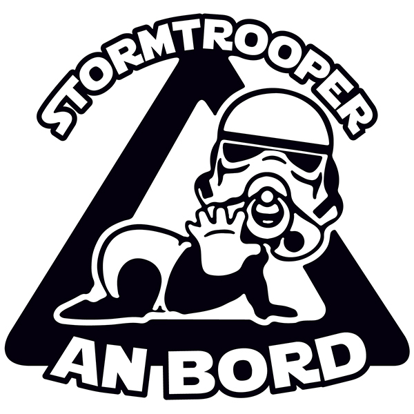 Adesivi per Auto e Moto: Stormtrooper a bordo tedesco