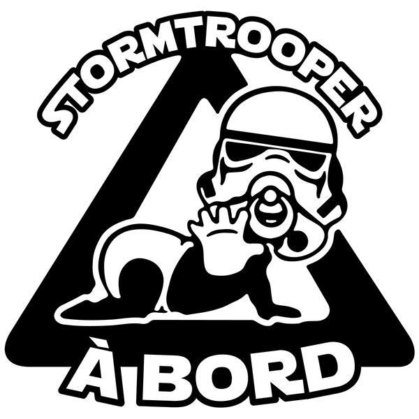 Adesivi per Auto e Moto: Stormtrooper a bordo francese