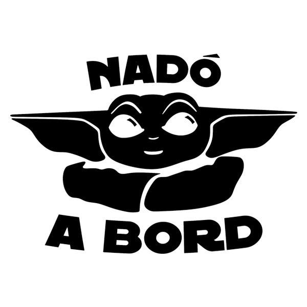 Adesivi per Auto e Moto: Baby Yoda a bordo - Catalano