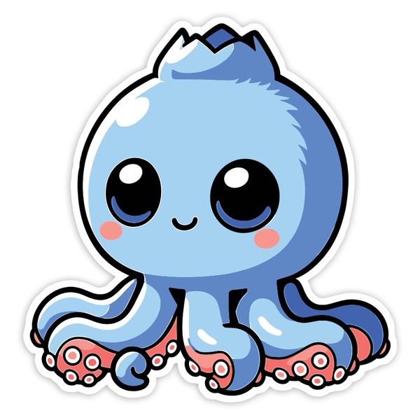Adesivi per Auto e Moto: Blueberrinni Octopussini