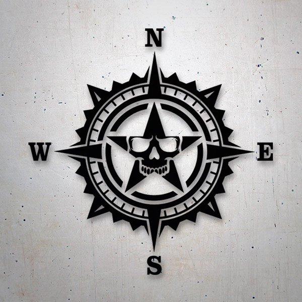 Adesivi per Auto e Moto: Rosa dei Venti Mirada