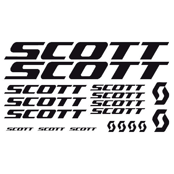 Adesivi per Auto e Moto: Moto Set 18X MTB Scott