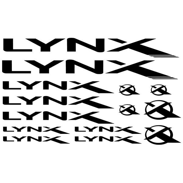 Adesivi per Auto e Moto: Set 14X Bicicletta MTB BH Lynx