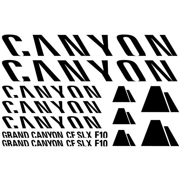 Adesivi per Auto e Moto: Moto Kit MTB Canyon F10