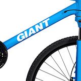 Adesivi per Auto e Moto: Set 15X Bicicletta BTT Giant Road 2