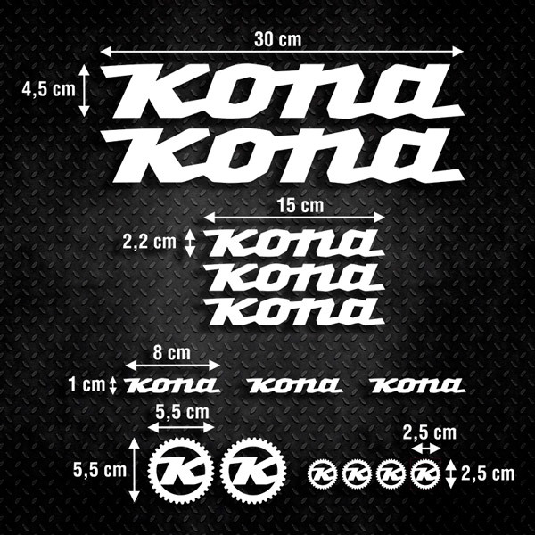 Adesivi per Auto e Moto: Moto Kit MTB Kona
