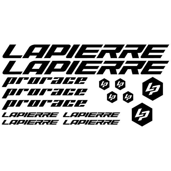 Adesivi per Auto e Moto: Moto Set 15X  MTB Lapierre ProRace