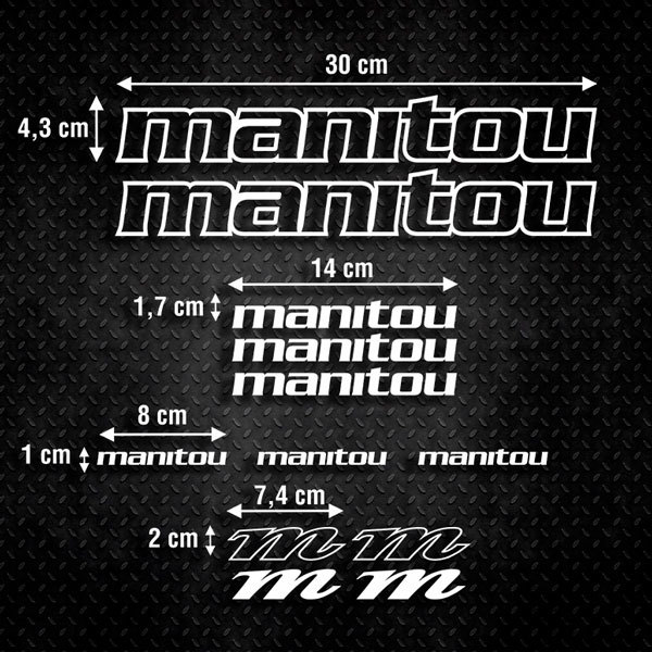 Adesivi per Auto e Moto: Moto Kit MTB Manitou