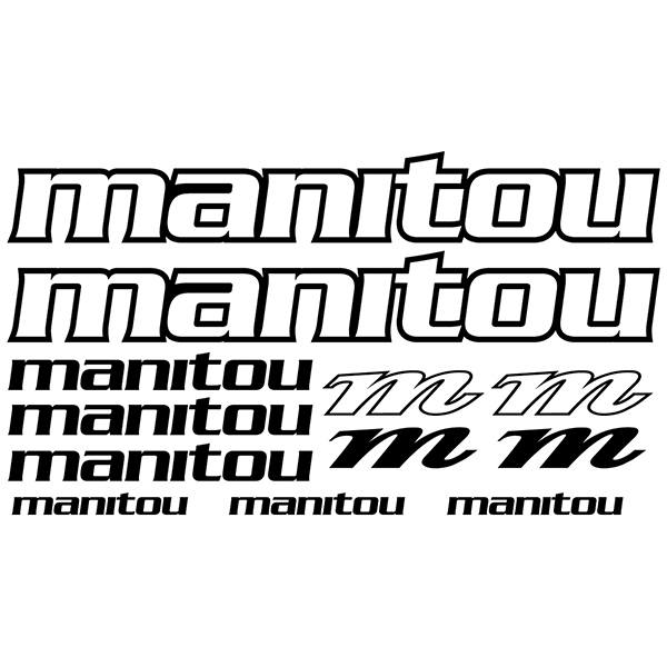 Adesivi per Auto e Moto: Moto Kit MTB Manitou