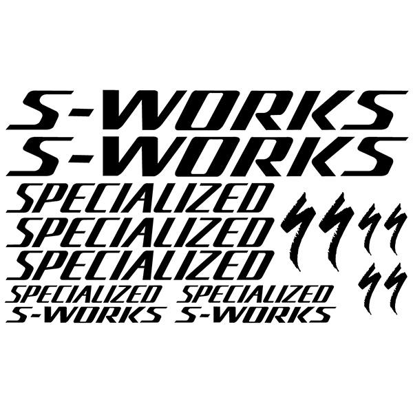 Adesivi per Auto e Moto: Moto Kit Specialized S-Works
