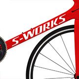 Adesivi per Auto e Moto: Set 15X di Bicicletta Specialized S-Works 2