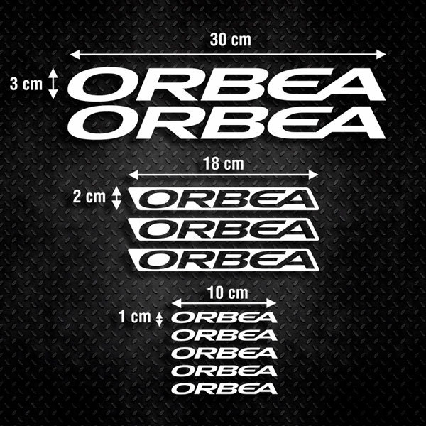 Adesivi per Auto e Moto: Set 10X Bicicletta Orbea 2018