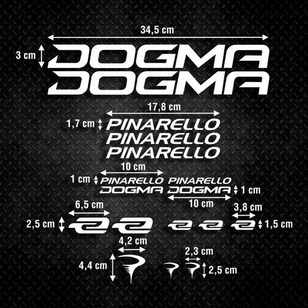 Adesivi per Auto e Moto: Moto Kit Pinarello Dogma