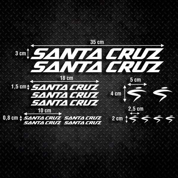 Adesivi per Auto e Moto: Moto Kit MTB Santa Cruz 0