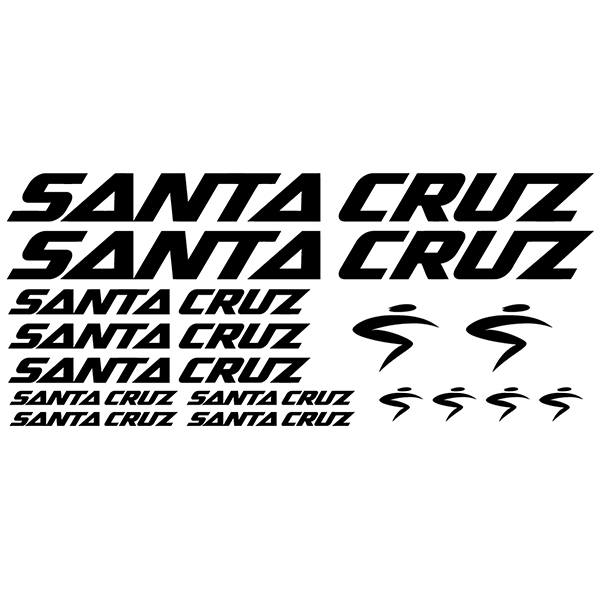 Adesivi per Auto e Moto: Moto Kit MTB Santa Cruz