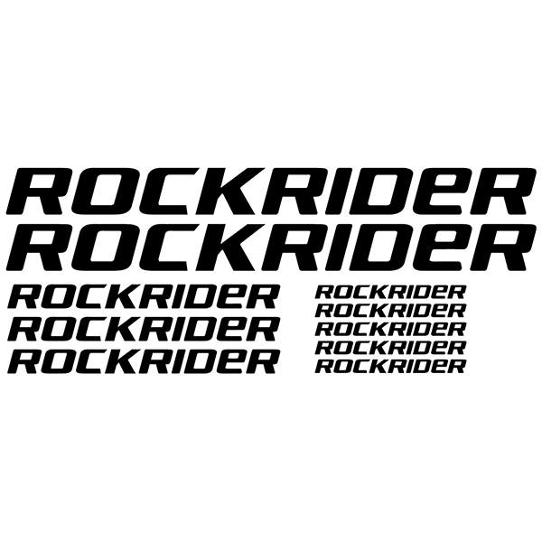 Adesivi per Auto e Moto: Set 9X Bicicletta BTT Rockrider