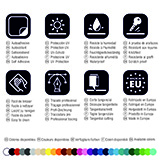 Adesivi per Auto e Moto: Set 51X Forme Semplici 3