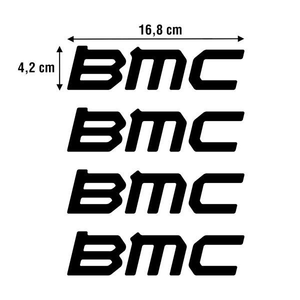 Adesivi per Auto e Moto: Set 4X Modello BMC