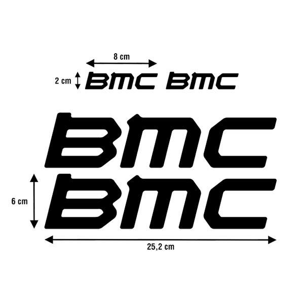 Adesivi per Auto e Moto: Set 4X per la bicicletta BMC