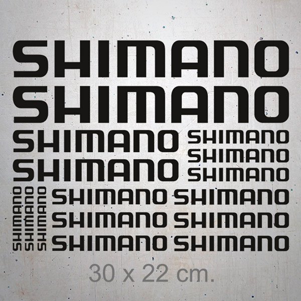 Set di 16 adesivi Shimano 2/3